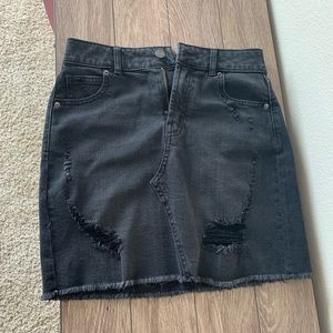 Wild fab distressed skirt